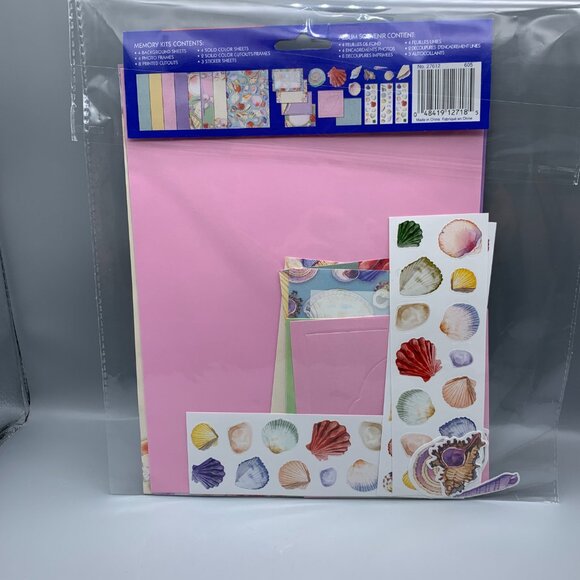 NEW Memory Kits SUMMER BEACH Theme 8 page Scrapbook Kit - Picture 2 of 6